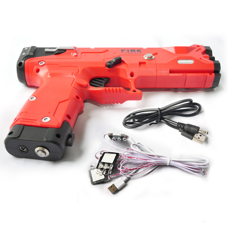 Gun Shooting Arcade - ปืนไฟฟ้าไร้สาย GUN4IR พร้อมระบบสะเทือน เหมาะสำหรับเกมยิงปืนบนพีซี เครื่องจำลองเกม และเกมอาเขตหยอดเหรียญ