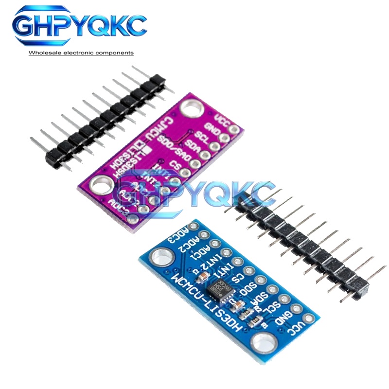 Arduino Vending Machine Project - GHPYQKC LIS3DH LIS3DSH ความละเอียดสูงไตรแอกเซียลแอคเซลโลมิเตอร์โมดูลเซ็นเซอร์วัดความเร่ง 3 แกนสำหรับอาร์ดูโน่