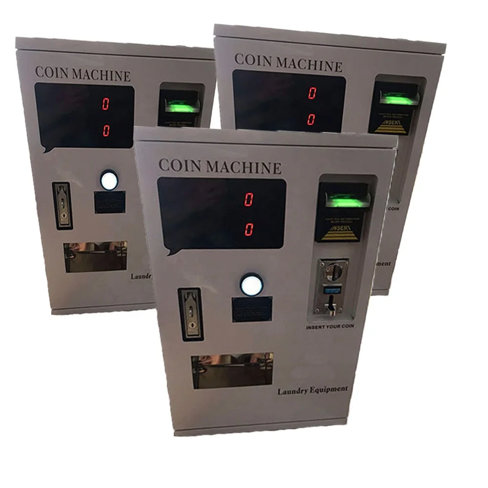 Vending Q - # q เครื่องเปลี่ยนโทเค็นเหรียญติดผนังขนาดเล็กสําหรับเครื่องซักผ้าเก้าอี้นวดเครื่องจําหน่ายสินค้าอัตโนมัติ