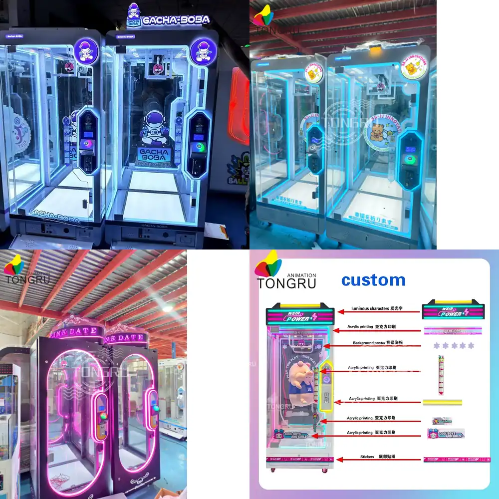 Arcade Toy Vending Machine - เครื่องเกมตัดเชือกตุ๊กตาขนาดใหญ่ ตู้เกมตัดเชือกตุ๊กตาในร่ม ตู้ขายของรางวัลตุ๊กตา ตู้เกมตัดเชือกตุ๊กตา