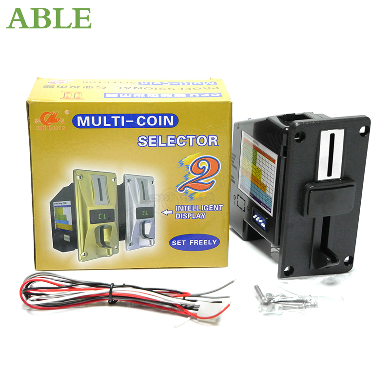 Arcade Vending Machines - Multi Coin Acceptor เลือก CL-168ที่แตกต่างกันเหรียญอิเล็กทรอนิกส์ลงสำหรับเกมอาเขตกลไกเครื่องหยอดเหรียญ
