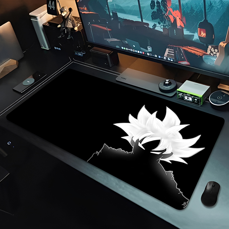 Arcade No - แผ่นรองเมาส์อนิเมะ DBZ สีดำ ลายดราก้อนบอล ขนาดใหญ่ สำหรับคอมพิวเตอร์
