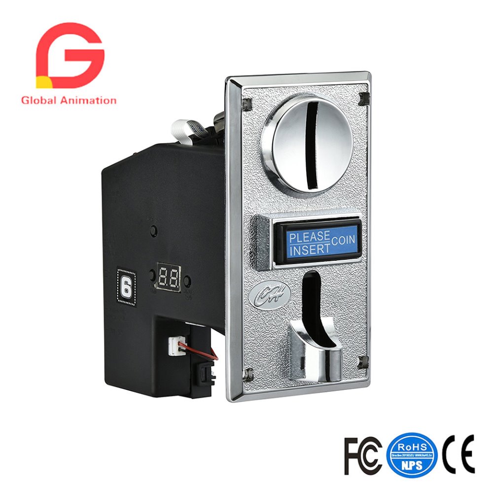 Arcade Vending Machines - CH-924, ตัวรับเหรียญ 4 แบบสําหรับเครื่องหยอดเหรียญ, เครื่องซักผ้าแบบเหรียญ, เก้าอี้นวด,