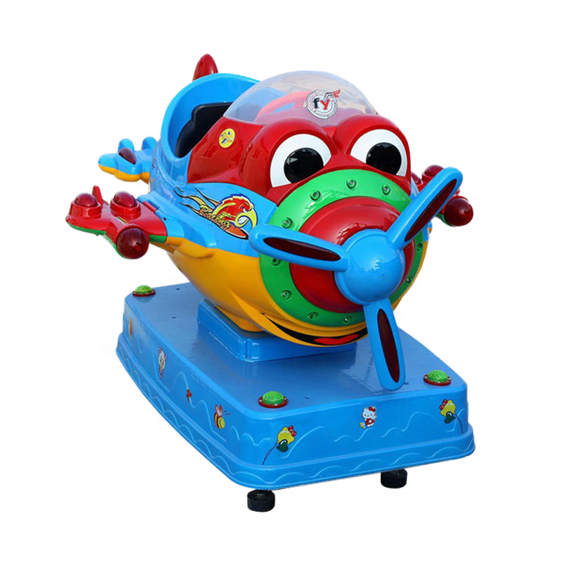 Coin Operated Kiddie Ride - เครื่องเล่นหยอดเหรียญ รถโยกและเครื่องเล่นเครื่องบินสำหรับเด็ก ทำจากโลหะทนทาน รับประกันภาษาอังกฤษ 1 ปี