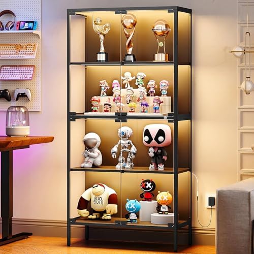 Glass Cabinet Display - ตู้โชว์กระจกขนาด 65 นิ้ว พร้อมไฟ LED 3