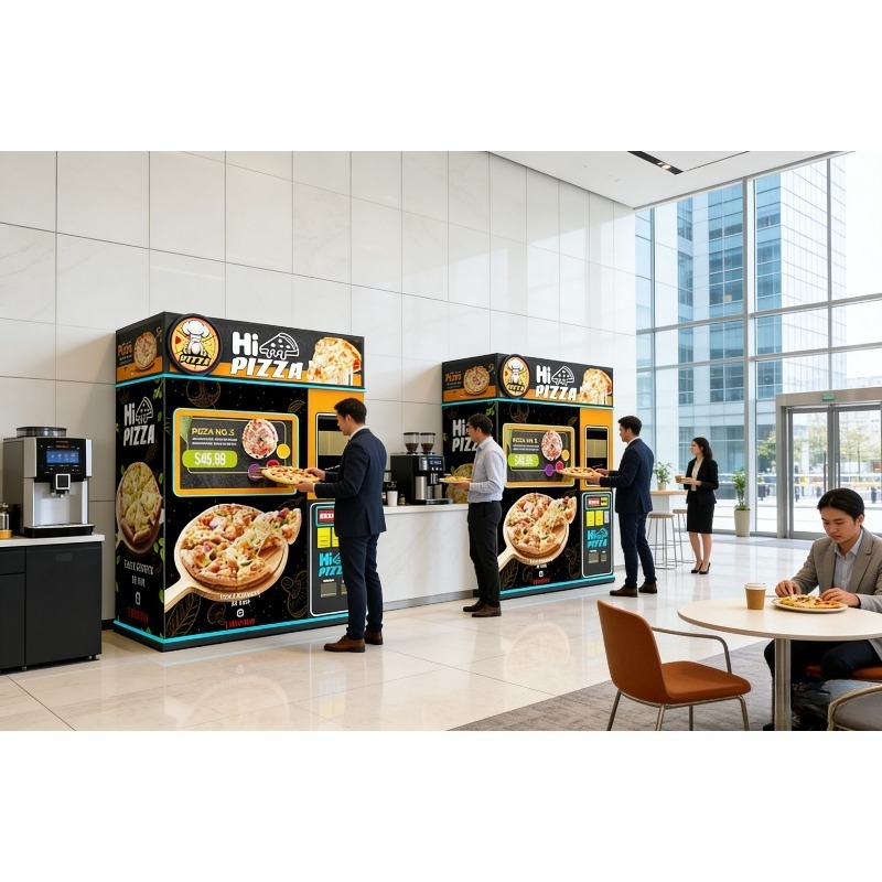 Commercial Vending Machine - เครื่องทำพิซซ่าอัตโนมัติ เครื่องขายพิซซ่าร้อนสดใหม่กลางแจ้ง ขายดีที่สุดสำหรับการใช้งานเชิงพาณิชย์