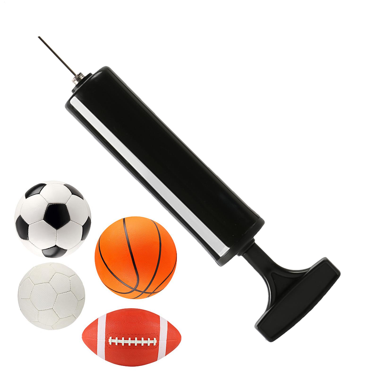 Basketball Arcade Game - ปั๊มลมแบบพกพาขนาดกะทัดรัด ปั๊มลมบาสเก็ตบอล ปั๊มลมแบบมือถือสำหรับกีฬา พร้อมเข็ม ปั๊มลมสำหรับลูกบอลกีฬา ปั๊มลมยาง