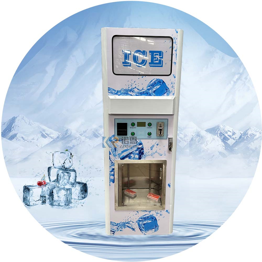 Commercial Vending Machine - เครื่องจำหน่ายน้ำแข็งอัตโนมัติแบบกำหนดเองได้ พร้อมฟังก์ชั่นทำน้ำแข็งอัตโนมัติสำหรับธุรกิจ ผลิตน้ำแข็งได้หลายขนาด