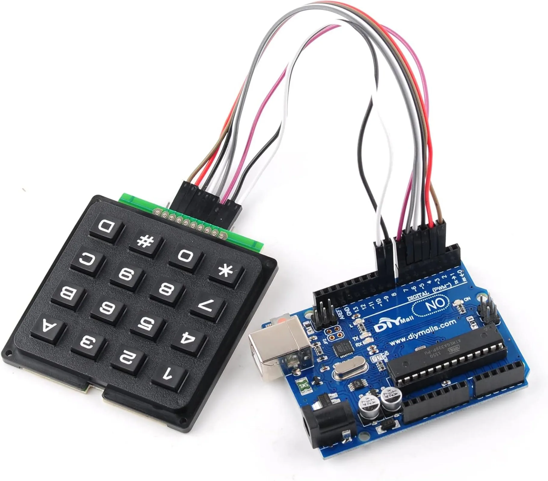 แผงปุ่มกดเมมเบรนแบบเมทริกซ์ 4x - Arduino Vending Machine Project บทวิจารณ์และราคา