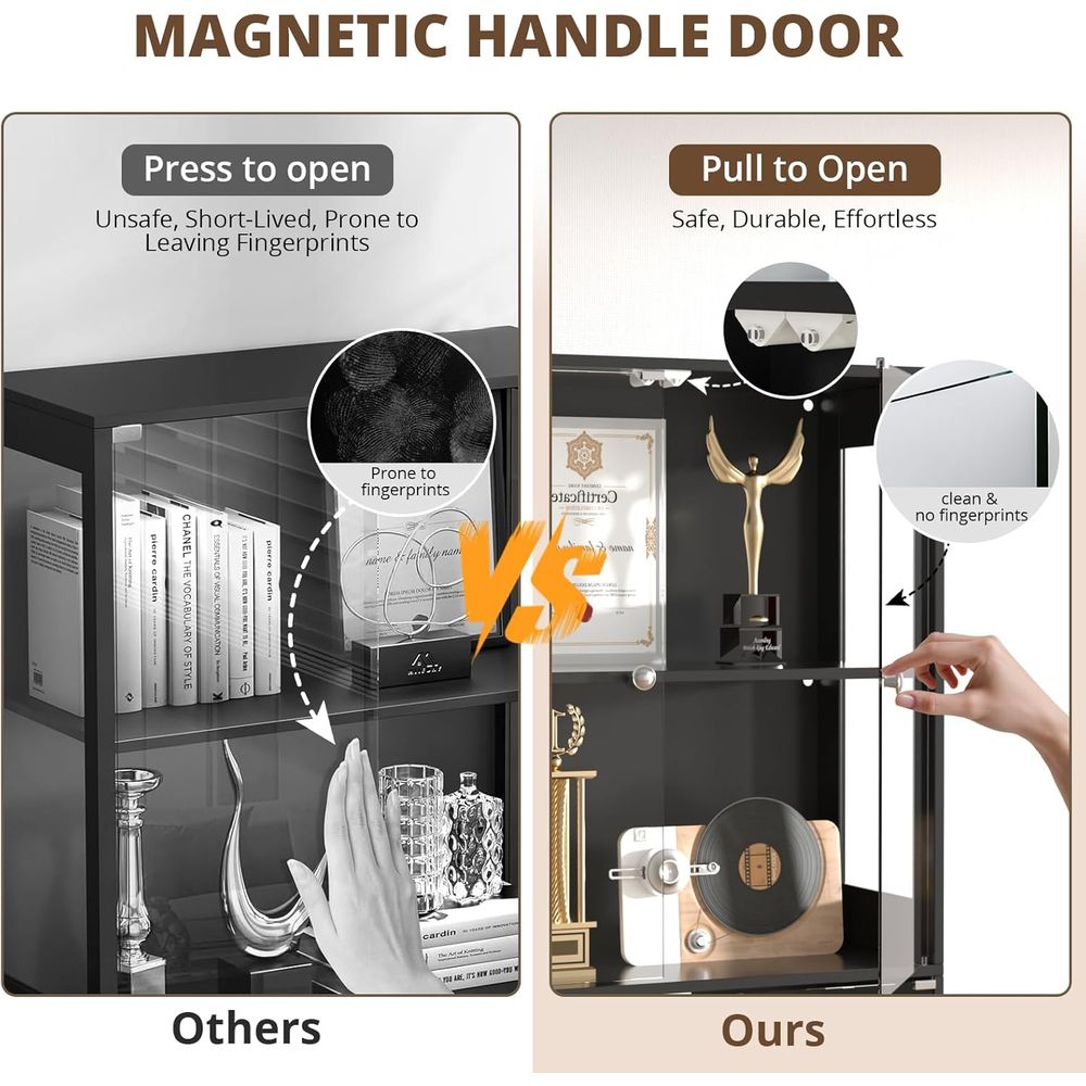ตู้โชว์กระจก 65 บาน, ตู้โชว์ 4 - Glass Cabinet Display บทวิจารณ์และราคา