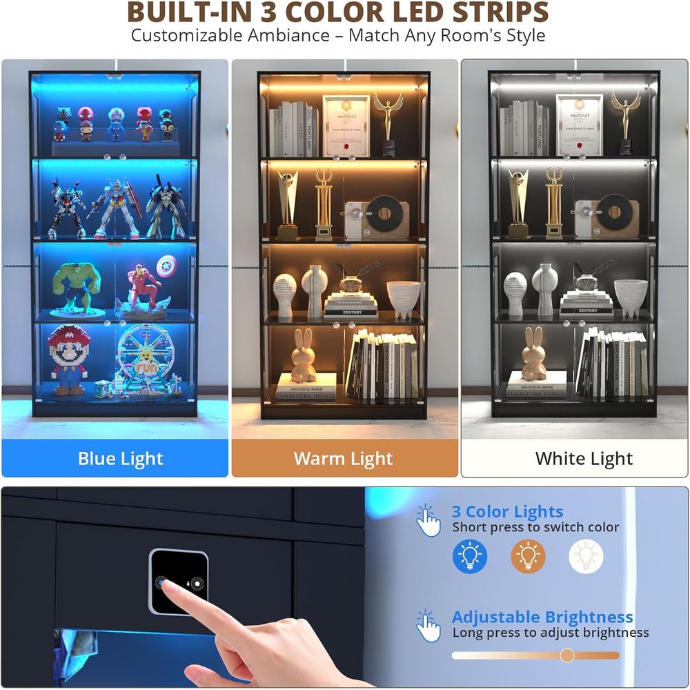 ตู้โชว์กระจก 65 บาน, ตู้โชว์ 4 - Glass Cabinet Display บทวิจารณ์และราคา