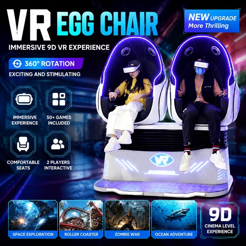 เครื่องเล่นสวนสนุกสุดเร้าใจขาย - 9D Vr Simulator บทวิจารณ์และราคา