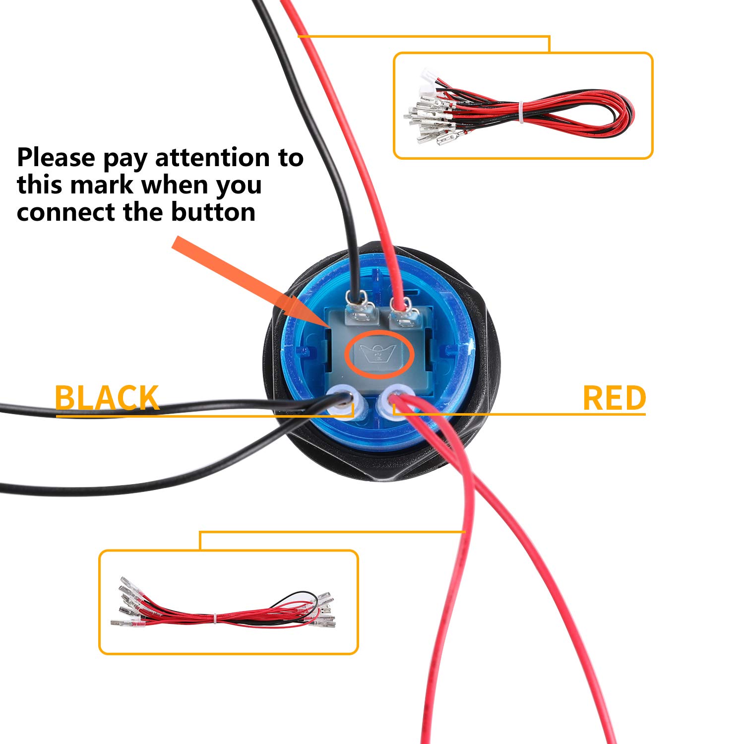 ปุ่มกดอาร์เคดแบบมีไฟ LED 1 ถุง - Arcade Wangan Midnight บทวิจารณ์และราคา