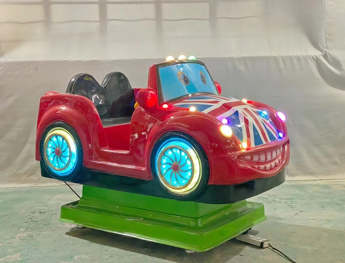 รถไฟมินิสกู๊ตเตอร์เครื่องบินหย - Coin Operated Kiddie Ride บทวิจารณ์และราคา