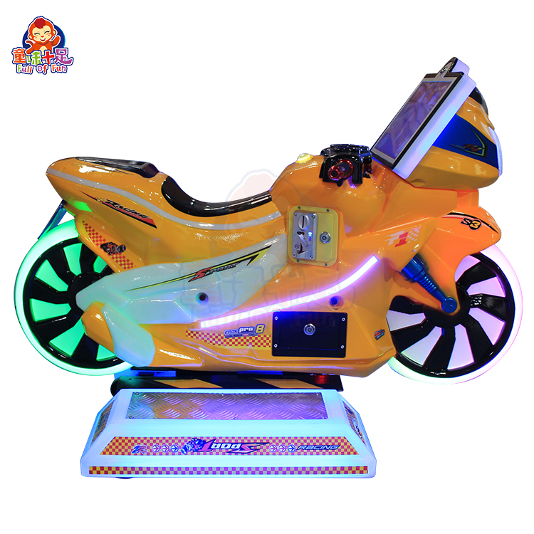 เครื่องเล่นเกมมอเตอร์ไซค์แข่งส - Coin Operated Kiddie Ride บทวิจารณ์และราคา