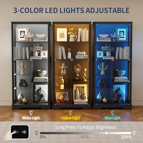 ตู้โชว์ขนาด 71 นิ้ว 5 ชั้น พร้ - Glass Cabinet Display บทวิจารณ์และราคา