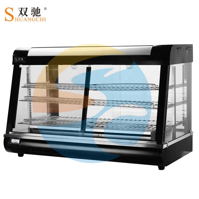 ตู้โชว์เค้กอุ่นร้อนแบบโค้งพร้อ - Glass Cabinet Display บทวิจารณ์และราคา
