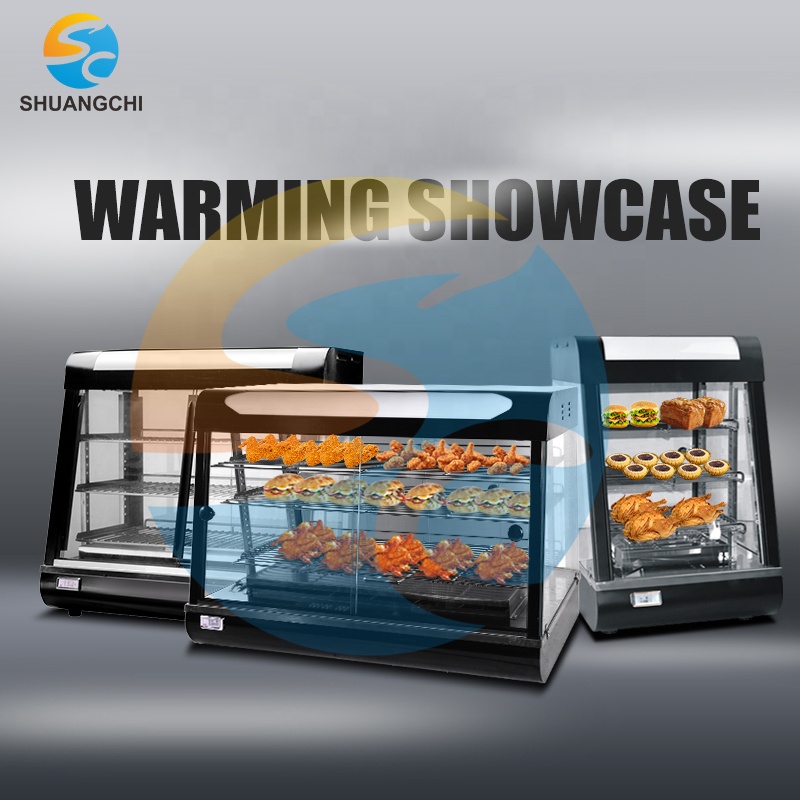 ตู้โชว์เค้กอุ่นร้อนแบบโค้งพร้อ - Glass Cabinet Display บทวิจารณ์และราคา