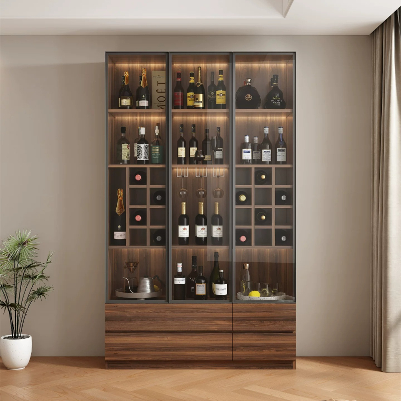 ตู้โชว์กระจกห้องนั่งเล่นสไตล์ห - Glass Cabinet Display บทวิจารณ์และราคา
