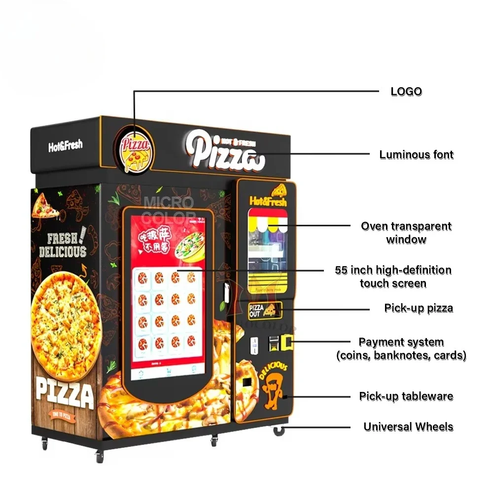 เครื่องจำหน่ายพิซซ่าอัตโนมัติแ - Commercial Vending Machine บทวิจารณ์และราคา