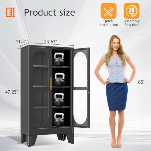 ตู้โชว์แบบมีกุญแจขนาด 47 นิ้ว  - Glass Cabinet Display บทวิจารณ์และราคา