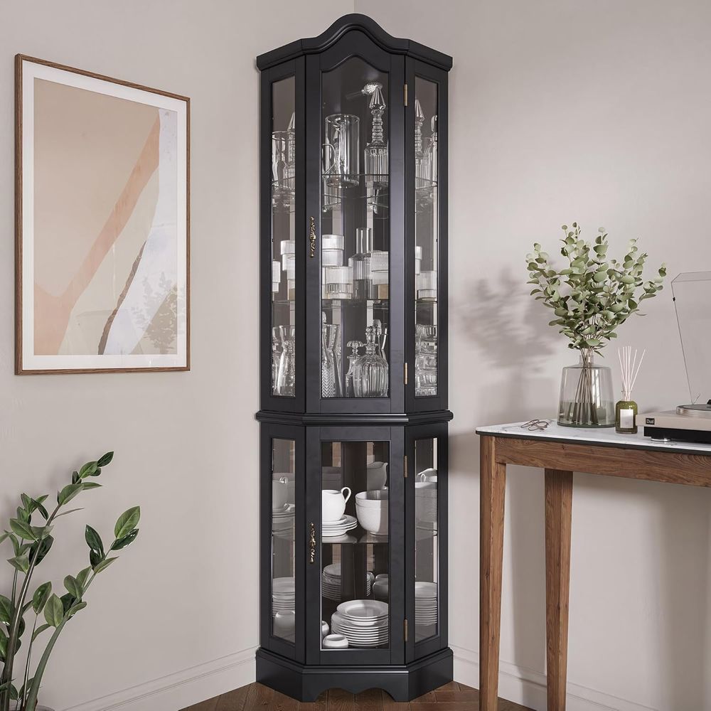 ตู้โชว์กระจก 3 ด้านแบบมีไฟ พร้ - Glass Cabinet Display บทวิจารณ์และราคา