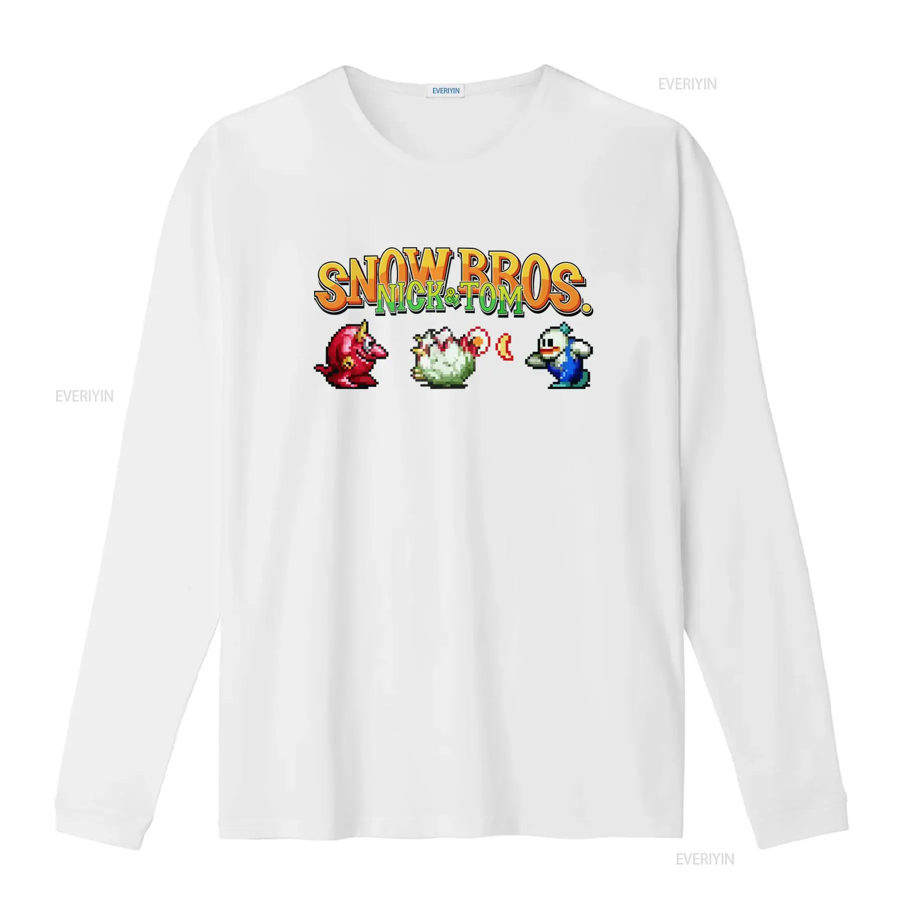 เสื้อยืดลาย Snow Bros Retro Ar - Arcade No บทวิจารณ์และราคา