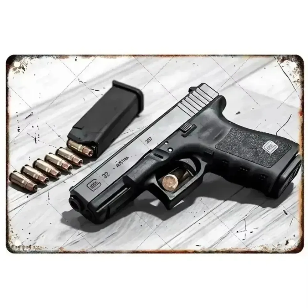 ป้ายโลหะตกแต่งผนังลายธงชาติอเม - Gun Shooting Arcade บทวิจารณ์และราคา