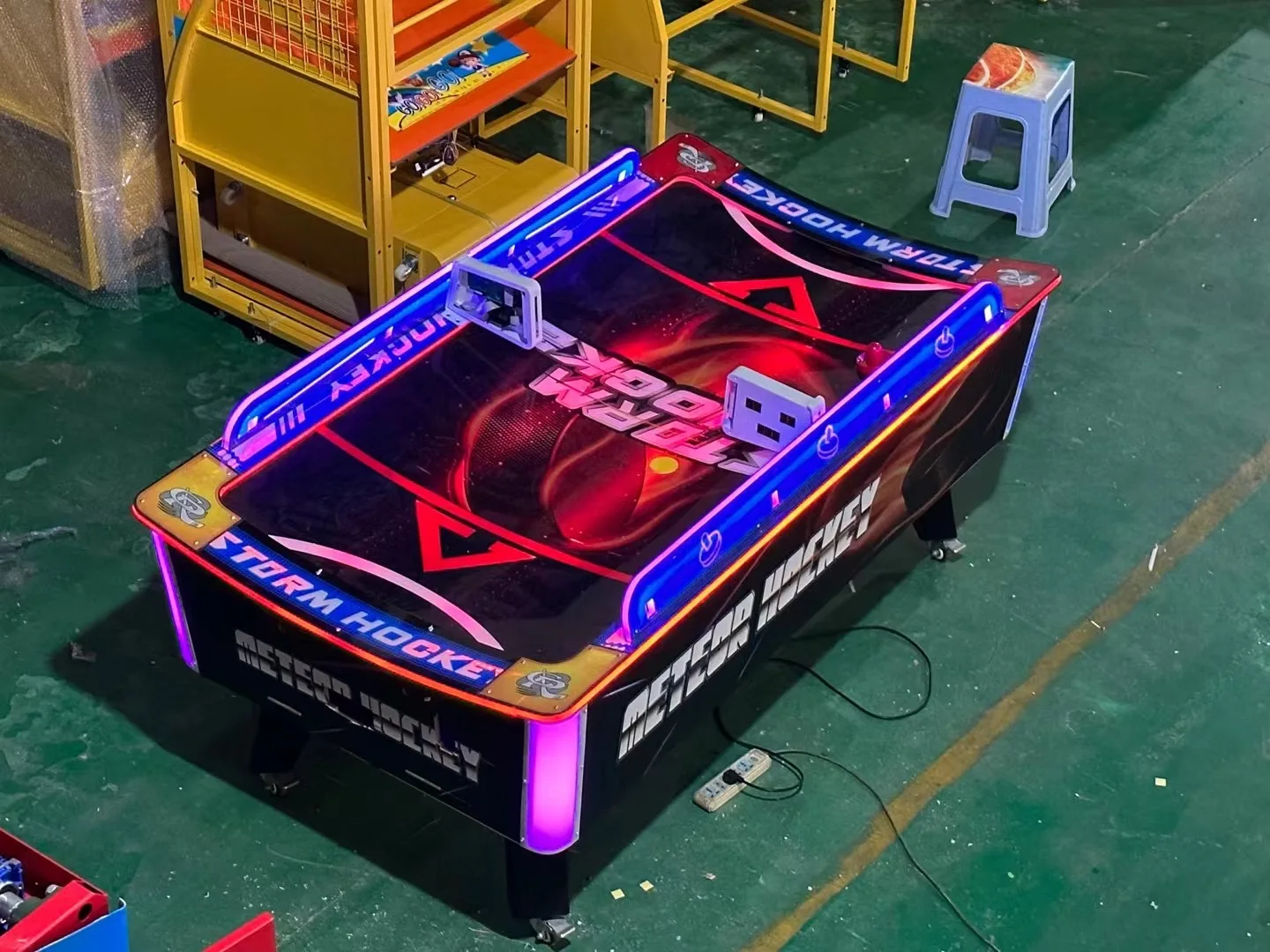 เครื่องเล่นเกมฮอกกี้อากาศแบบหย - Arcade Games & Vending Co บทวิจารณ์และราคา