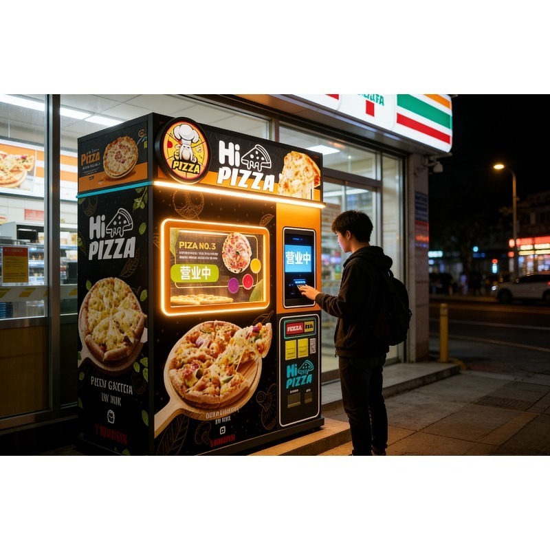 เครื่องทำพิซซ่าอัตโนมัติ เครื่ - Commercial Vending Machine บทวิจารณ์และราคา