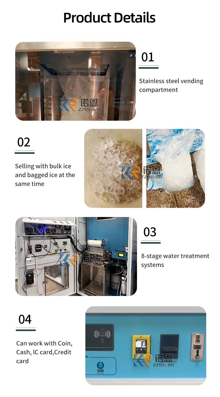 เครื่องจำหน่ายน้ำแข็งอัตโนมัติ - Commercial Vending Machine บทวิจารณ์และราคา
