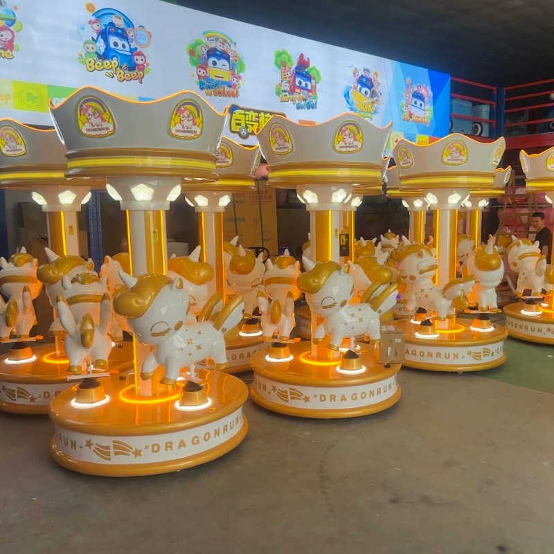 ม้าหมุนหยอดเหรียญราคาถูก 3 ที่ - Coin Operated Kiddie Ride บทวิจารณ์และราคา