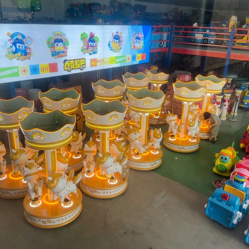 ม้าหมุนหยอดเหรียญราคาถูก 3 ที่ - Coin Operated Kiddie Ride บทวิจารณ์และราคา