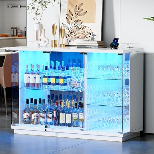ตู้โชว์กระจกพร้อมกุญแจและไฟ LE - Glass Cabinet Display บทวิจารณ์และราคา